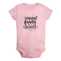 Current Family Favorite Funny Romper Newborn Baby Bodysuit Jumpsuit Kids Outfits - £8.20 GBP+