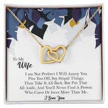 To My Wife Beautiful Necklace. Anniversary or Christmas Gift for Wife. F... - £36.23 GBP+