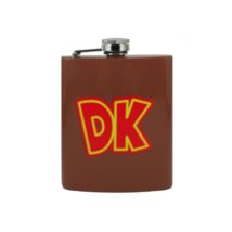 Donkey Kong Custom Flask Canteen Collectible Gift Nintendo Atari Video G... - £20.42 GBP