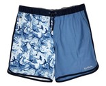 Huk Shorts Mens Size XL Long Caye Boardshort Print Block Above The Knee ... - $54.44