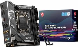 MSI MPG B760I Edge WiFi Gaming Motherboard (Supports 12th/13th Gen Intel Process - £243.02 GBP