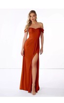 Paprika A-Line Off the Shoulder Mesh Dress-SIZE A0 - $37.40