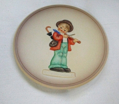 Mini Hummel Plate Little Music Makers Series 1984 4 Inches Goebel W. Germany - £4.01 GBP