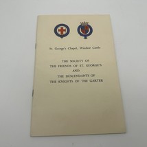 Friends of St Georges Chapel Windsor Castle Knights Of The Garter Booklet 1947 - £7.80 GBP