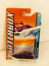 Matchbox 2012 #20 Purple &amp; White Rescue Boat MBX Beach Series Mint On Card - £9.40 GBP