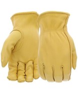 Boss B84091-WM Women&#39;s Deerskin Leather Driver Work Gloves, Yellow, Smal... - $879.92 MXN