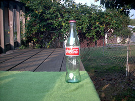 Vintage 2002 Coca-Cola Glass Bottle Made in Mexico 12oz. - 355ml. with Cap/Lid - £7.86 GBP
