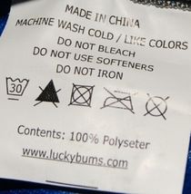 Lucky Buns 101BL Ski Trainer Color Blue Handle Leash Backpack image 6