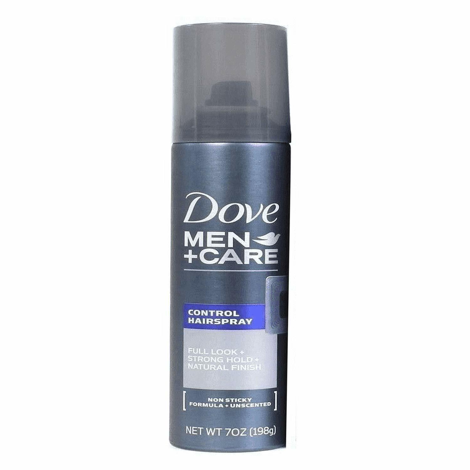 Dove Men Care Control Spray Full Look Strong Hold Natural Finish Unscented 7oz - $18.66