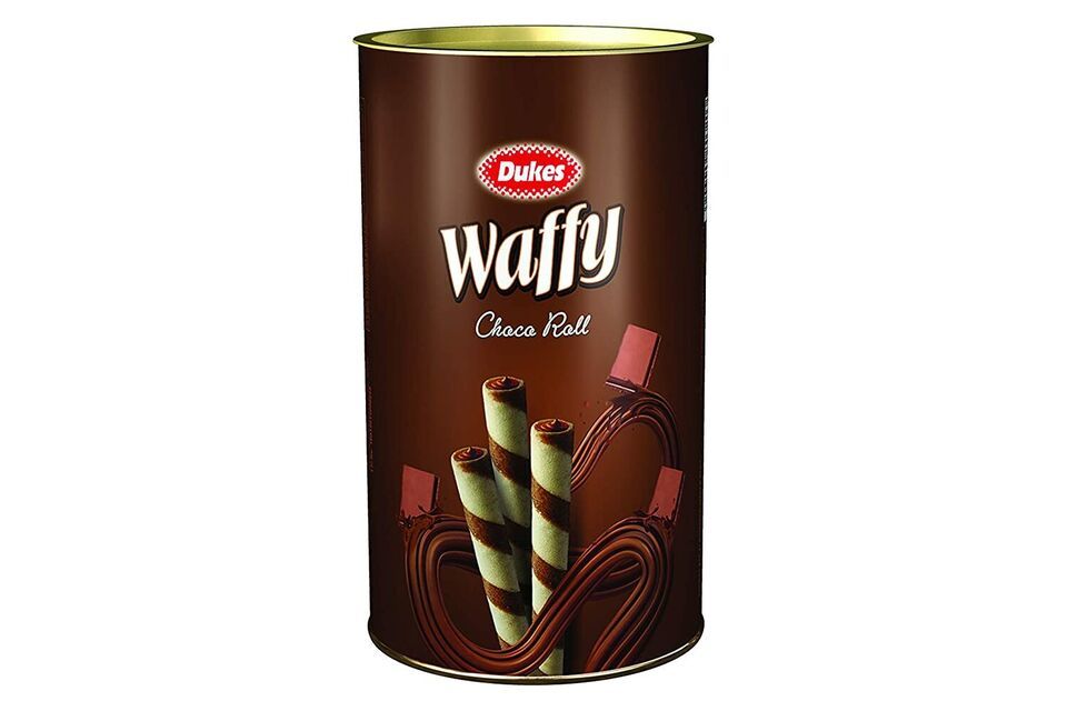 Dukes Waffy Rolls Tin - Chocolate, 300 g x 2 (free shopping world) - $37.80