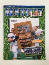 November 18 1995 Kentucky Football College Kickoff Official Magazine - £14.98 GBP