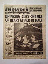 Elvis Presley National Enquirer Newspaper Sept 20 1977 Last Photo of Elvis Alive - £11.73 GBP