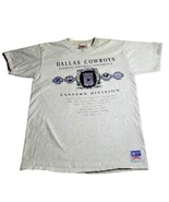 VTG 90s NFL Dallas Cowboys NFC Eastern Division T Shirt Nutmeg XL - $35.00