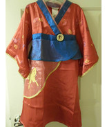 Disney Store Authentic Mulan Costume Dress Sz 2/3T Sz 7/8 - $54.69 CAD