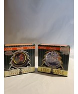 Two Vintage Trim-A-Tree Coca Cola Santa Bottlecap Ornaments 1991 1997 - $23.05 CAD