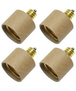 CANDELABRA BASE E12 TO MEDIUM BASE E26 SOCKET ADAPTER - ENLARGER S51 (Pa... - $17.57 CAD