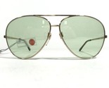 Vintage Serengeti Sonnenbrille 5069M Simba XL Kupfer Rahmen Grün Gläser - $130.14