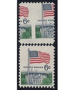 1338 - Huge Misperf Error / EFO Flag and White House Mint NH (Stk6) - €6,88 EUR 1338 - Huge Misperf Error / EFO Flag and White House Mint NH (Stk6) - €6,88 EUR