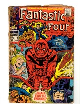 Fantastic Four #77 ORIGINAL Vintage 1968 Marvel Comics w/ Silver Surfer 1 Ad - £31.57 GBP
