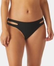 Raisins Curve Juniors Cutout Bikini Bottoms Size Medium Color Black - £22.53 GBP