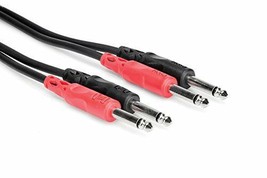 Hosa - CPP-203 - Two 1/4&quot; Phone Male to Two 1/4&quot; Phone Male Cable - 10 ft. - £12.54 GBP