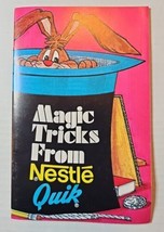 Vintage 1978 Recipe Booklet Magic Tricks from Nestle Quik Tricks &amp; Iron-Ons NOS - £11.03 GBP