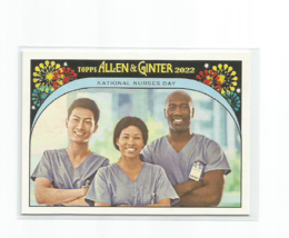 National Nurses Day 2022 Topps Allen &amp; Ginter It&#39;s Your Special Day Card #IYSD-3 - £3.96 GBP