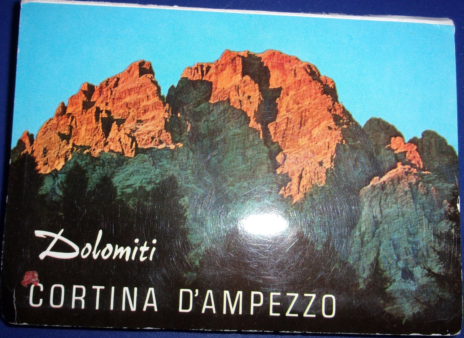 Dolomiti Cortina D’Ampezzo Folded Out Postcard Group 12 Color Photos - $4.99