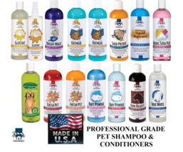 *Usa Made Top Performance Pet Shampoo&amp;Conditioner Dog Cat Grooming Pro Quality - £11.79 GBP+
