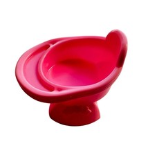 Pink Plastic Doll High Chair - Miniature Feeding Seat Dollhouse Pretend ... - $184.34 MXN