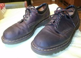 Dr. Martens NP9D Brown leather Oxford Shoe Mens Size 11.5 Made England Vintage - $54.17