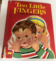 Ten Little Fingers A Book of Finger Plays by Priscilla Pointer Wonder Books 1954 - £6.33 GBP