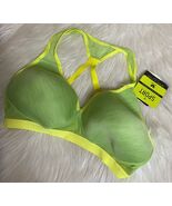 NWT WACOAL SPORT COLLECTION WIRE FREE RACERBACK SPORTS BRA 38B Green - $19.54
