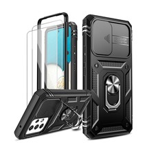 Galaxy A53 5G Case, Samsung A53 5G Case With Slide Camera Cover + [2 Packs] Temp - £12.11 GBP