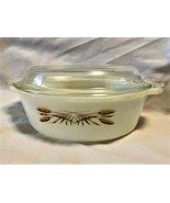 Vintage Anchor Hocking Fire-King Wheat Casserole Dish and Lid - $47.54 CAD