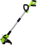 Earthwise LST02010 20-Volt 10-Inch Cordless String Trimmer, 2.0Ah, One Size - £72.90 GBP