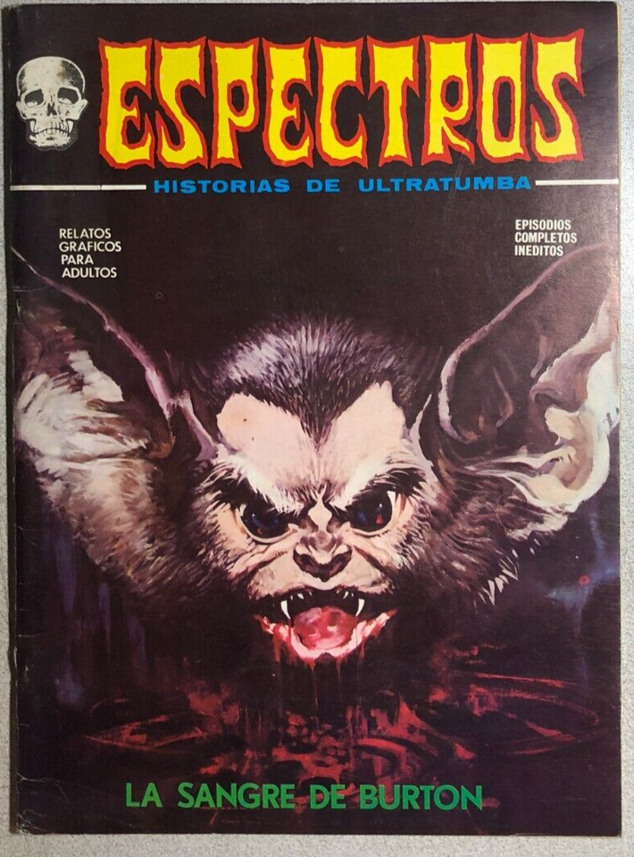 ESPECTROS (1973) Spanish Marvel B&W horror comics magazine Tomb of Dracula VG+ - $39.59