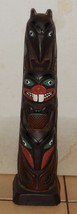 Vintage skagway alaska 6&quot; Wooden totem pole Forget Me Not Fine Gifts Rare HTF - £26.87 GBP