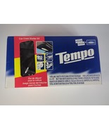 TEMPO Car Case Starter Kit Sunvisor Tissue Holder w/ 2 Refills New Sealed - £16.04 GBP