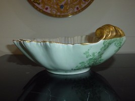 Antique Carlton Ware 1894-1926 Hand Painted Scalloped Shell Dish - £78.16 GBP