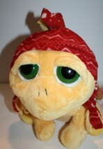 Russ Peepers Green Eyed Shelly Turtle 12&quot; Yellow Plush Fleece Beanie Hat... - £66.50 GBP