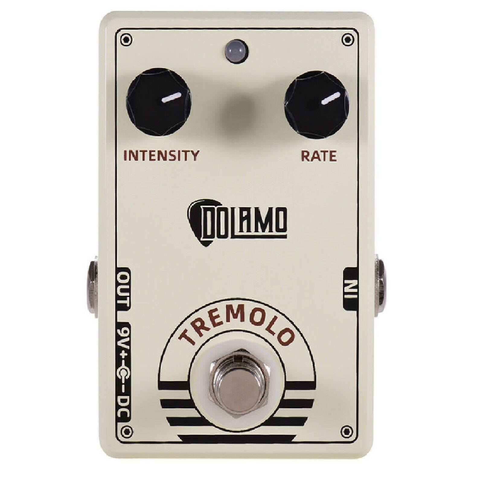 Dolamo D-13 Vintage Style Tremolo Electric Guitar Effect Pedal w/Intensi... - $23.80