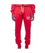 Trap House Red White Sweatpants Track Pants size S Streetwear Athleisure... - $35.40
