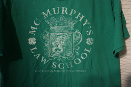 McMurphy&#39;s Law School T Shirt When your case needs luck of the Irish Lep... - $38.99