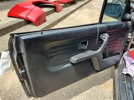 1987 BMW 325I E30 OEM Front Left Door Trim Panel Black Nice Convertible - £116.16 GBP