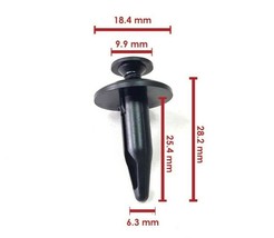 10Pcs Fit Ford Plastic Nylon Screw Fastener Retainer Clip - $212.60 MXN
