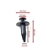 10Pcs Fit Ford Plastic Nylon Screw Fastener Retainer Clip - $209.51 MXN