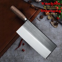 Chinese Cleaver Chef Butcher Knife Kitchen Tool Meat Fish Filleting Cook... - £15.63 GBP