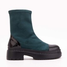 The Sorella Deep Teal Suede Leather Women’s Boot image 6