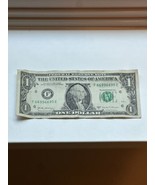 B 66996695 E fancy serial number 1 dollar bill binary flipper double 69 - $186.73 MXN